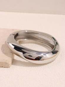 Vòng tay bản to đính hạt hình học màu bạc phong cách Punk, vòng tay thời trang đường phố Hip Hop, quà tặng trang sức cho phụ nữ. - Nhiều màu - Xem 12