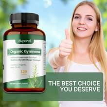 BUPORAI Gymnema Orgánica: Promueve La Salud Intestinal Y La Absorción De Nutrientes, Fortalece El Sistema Inmunológico Y Aumenta La Energía Natural - 120 Unidades - 120 cápsulas - Ver 8