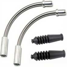 4 Paar Fahrrad Gummi Schlauch Bremsleitungen, Fahrrad Zubehör - Geeignet für alle Fahrradtypen