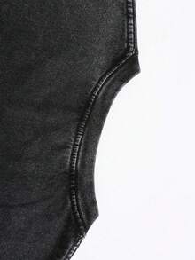 Washed Men's T-Shirts, Anime Print T-Shirts, Acid-Washed Soft Cotton Men's T-Shirts, Anime Streetwear Casual Menswear, Clothing Anime Fan Gifts, Anime Enthusiasts, Fan Merchandise - 黑色 - 查看 5