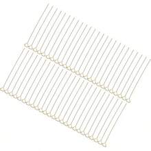 Portatarjetas de Metal Floral, 50 Piezas Clips de Selecciones Florales Arreglo Floral Reutilizable Porta Tarjetas de Dorado Porta Tarjetas Florales de Alambre Selección de - En forma de corazón - Ver 10