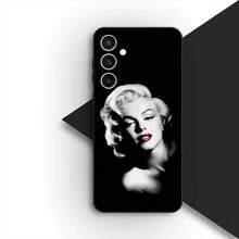 Soft Casing for Apple  15 16 Plus 13 11 12 Pro Max X XR ProMax 16E 15+ Marilyns Wallpaper M-Monroes Cover Phone Case,Covercompatible with  17 Hülle, 17 pro Hülle, 17 promax Hülle