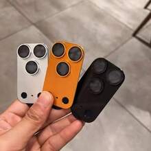 ZYSHI 适用于 17 Pro Max 和 17 Pro 的摄像头镜头钢化玻璃保护膜 - 高清透明、经久耐用且柔韧，为智能手机摄像头镜头提供防刮保护，摄像头镜头保护膜，智能手机配件，时尚设计，高品质玻璃 - 彩色 - 查看 2