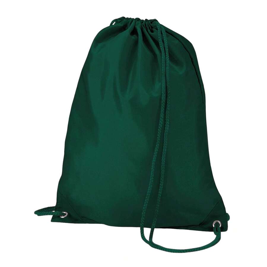 Quadra Drawstring Bag (Bottle) - 100% Mixed - (RW9989) - Green - View 1
