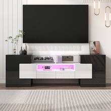 Television Stands & Entertainment Centers - Black - View 2