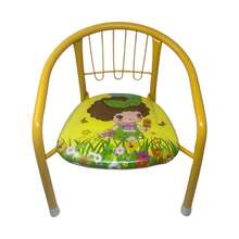 Children's Chair For Boys And Girls, Strong, Stackable, - Yellow - View 2