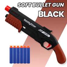 بندقية ألعاب أطفال جديدة للخارج، مسدس إطلاق رصاصات رغوية يدوي، لعبة قتال مع ذخيرة، خيارات ألوان متعددة للأطفال