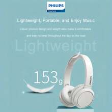 PHILIPS TAH4105 Wired Over-Ear Headphones With Bass, Suitable For Computer, Gaming, Monitoring - Noise-Proof, Foldable, Dynamic Bass And Comfortable Earcups, For Music, Gaming And Online English Learning - Nhiều màu - Xem 3