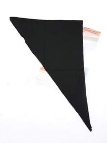1pc Women's Fashion Simple Casual Solid Color Triangular Scarf/Headscarf, Suitable For Daily Outing And Party Matching