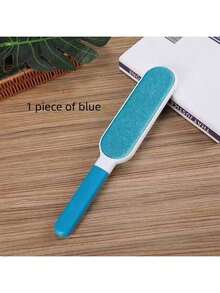 Escova de remoção de pelos dupla face, escova de remoção de pelos, removedor de fiapos de tecido mágico, escova manual de remoção de pelos estática, escova de remoção de fiapos, reutilizável, lavável, adsorção estática, pelos antimoscas, portátil para viagem, essencial para pessoas desleixadas, adequada para roupas, sofás, móveis, roupas de cama e carpetes - ferramenta eficaz de remoção e limpeza de pelos essencial