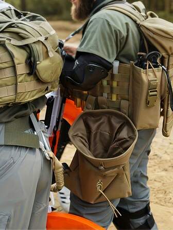 战术恢复包，多功能杂物收纳，工具包，爱好者抽绳腰包，大号恢复包，收纳工具，户外露营配件包，适合男士