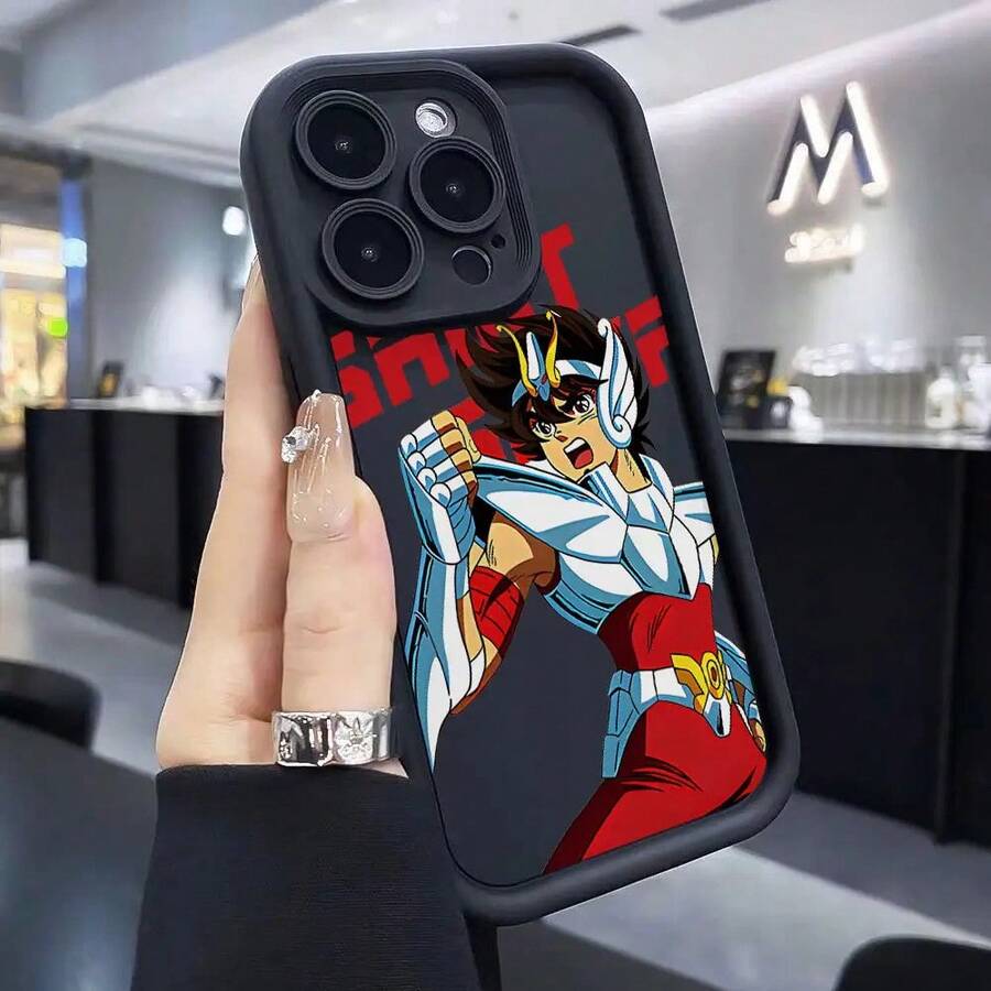 Funda de teléfono retro y apasionada para anime, compatible con para 17, 16, 16E, 15, 14, 13, 12,, 11 Pro, X, XR, XSMAX, 8,, E Plus.Protección de lente de escalera, funda de teléfono protectora de dibujos animados, protector de pantalla, diseño de viaje premium, funda de teléfono de cristal, manga, animefans, dramacover, culture, funda de teléfono superdelgada, cubierta resistente a golpes, funda ligera, funda de teléfono de novedad, para.17 17promax. - Negro - Ver 1