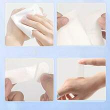 50/100pcs Breathable High-Viscosity Dry Crack Adhesive Tape, Pressure-Sensitive Tape For Cracked Hands And Feet, And Cracked Heels. Independent Packaging - Multicolor - View 4