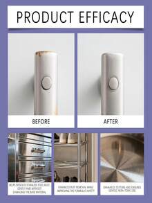 Jue Fish Stainless Steel Rust Remover And Cleaner, Suitable For Sink, Faucet And Water Stains Cleaning