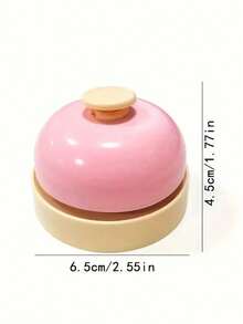 5/10Pcs Desk Call Bell 2.5" Diameter, Dinner Desk Front Bell For Service With Metal Anti-Rust Construction For Hotel Restaurant Reception Areas Office Warehouse, Interactive Buzzer For Classroom Games And Quizzes, Suitable For Students And Children, Useful As A Kitchen/ Restaurant Call Bell Or Pet Training Bell