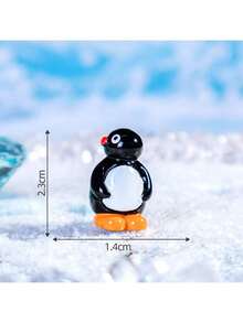 5pcs/Set Miniature Penguin Statue, Cute Small Penguin Decorations, Resin Animal Figurines, Suitable For Decorating Garden, Outdoor Space, Potted Plants, Aquarium, Home And Car, DIY Accessories, Great As Small Gifts - Multicolor - View 7