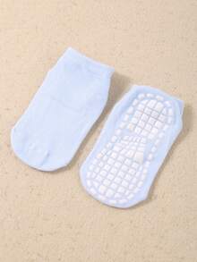 5/10 Pairs Of Random Children's Socks, Low Square Adhesive Anti Slip Socks, Suitable For Boys And Girls, Suitable For All Seasons, Casual And Comfortable, Soft, Anti Slip, Sports Socks, Baby Scratch Socks