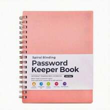 1PC Password Participation Book, Alphabetically Ordered Password Diary And Organizer, Personalized Password Log In 4.7-Inch X 6.1-Inch Mini Size With University Level Grid Pages, Perfect For Home And Office Organizations - Hồng - Xem 12