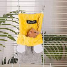 ITANDME Sleeping Bag Hamster Cotton Hanging Flannel Warm Bed Hideaway With Hook Small Pet Nest Bed Suitable For Squirrels And Other Small Rodents