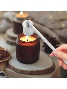 1 Set Candle Accessories Kit, Including Candle Snuffer, Stainless Steel Cutter And Trimmer, Suitable For Home Decor, Party And Wedding - Multicolor - View 1