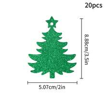20/50 ملصق شجرة عيد الميلاد بشكل البصل، باللون الأحمر والأخضر والأصفر والمرصع بالنجوم المتلألئة، لتزيين هدايا عيد الميلاد وتغليف الهدايا، ملصقات شجرة عيد الميلاد، علاقات ورقية لعيد الميلاد