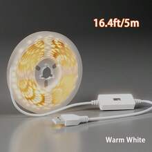 LQHZMYY 1pc LED Light Strip With Motion Sensor, 12V Voltage, USB Powered, Light Sensing Switch, Hands-Waving On/Off, 1-5m Length Selectable, Cuttable, Soft Texture For Flexible Design, 2 Color Temperatures, Suitable For Birthday, Space Theme, Bedroom, TV Backlight, Vanity, Cabinet, Home Decor, Christmas, Halloween And Other Festivals - Multicolor - View 9