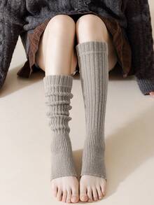 1/2/3 Pairs Women's Multi-Color Leg Warmers, Warm & Slimming Leg Warmers, Versatile & Fashionable Ankle Leg Warmers, Suitable For Spring, Autumn & Winter, Cozy - Multicolor - View 4