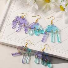 Add 100g Of Uv Glue Crystal Resin Resin Mirror String Earrings, Pendants, Ornaments, Cloud And Leaf Pendants, Silicone Molds