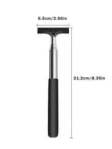 Car Rearview Mirror Wiper, Defogging And Removing Water From Car Window Glass, Cleaning Car Wiper Blade, Stainless Steel Telescopic Wiper Strip, 98cm/38.58in Telescopic Bracket Wiper Strip, Wiper, Cleaning Manual Wiper, Suitable For Rainy Travel, Foldable And Portable - Multicolor - View 11