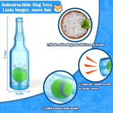 Water Bottle Dog Toy Dog Toys  Ressive Cewers C Squeaky Toys  Large/Medium/Small D Intere Dog Toys To Keep Tem Bu Cruncnplay Bottle Toy Blue - Màu xanh lam - Xem 4