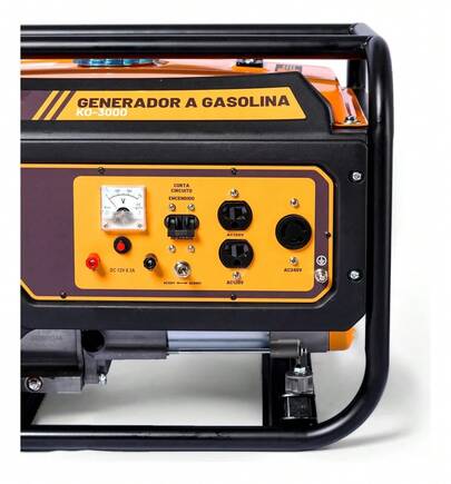 Generador Eléctrico Portátil a Gasolina 3000W  Ideal para Emergencias, Campamentos, Obras y Negocios  Motor de Alto Rendimiento  Arranque Manual Rápido  Bajo Consumo de Combustible  Salida de 110V y 220V  Compatible con Herramientas Eléctricas, Electrodomésticos y Equipos de Oficina  Generador para Corte de Energía  Generador para Casa, Taller o Exteriores  Diseño Compacto y Fácil de Transportar  Estructura Reforzada con Asa Metálica  Protección Contra Sobrecarga  Generador Silencioso con Sistema de Enfriamiento  Generador para Uso Rudo  Generador para Eventos  Generador para Ambulante  Generador para Refrigeradores, Lámparas, Computadoras  Producto Nuevo con Garantía