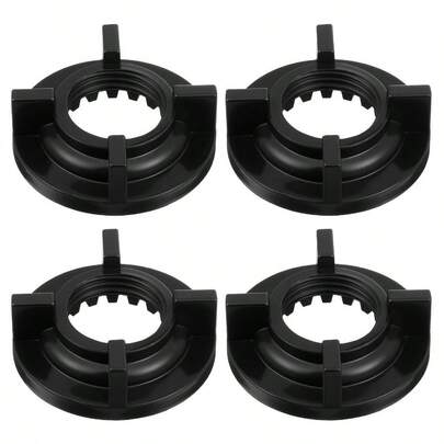 4 Pcs Mounting Lock Nut Basin Faucet, 12 IPS Winged Plastic Easy Installation Faucet Mounting Nut Accessories Bathroom Kitchen Sink