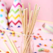 100 قطعة/عبوة قش ورقي أحادي الاستخدام متعدد الألوان، 6*197 مم | مناسب لمختلف الحفلات والأعياد والأعراس والمطاعم والمقاهي والاستخدام التجاري - متعدد الألوان - مشاهدة 9