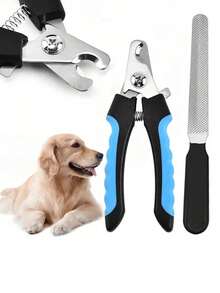 1/2 piezas Cortaúñas y recortadores para mascotas perros y gatos - Con protector para evitar el corte excesivo, incluye lima - Herramientas profesionales de aseo para mascotas - Multicolor - Ver 9