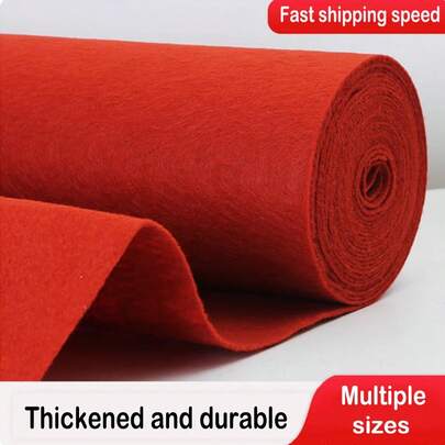 Wedding Aisle Runner, Non-Slip, Wedding Red Carpet, Ceremony, Stage, Banquet Event Carpet