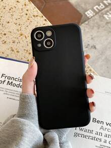 1pc Black TPU Soft Silicone Shockproof Protective Phone Case With Kickstand Compatible With Iphone 16/ S24 Ultra, Compatible With Samsung Galaxy S25, S24, S24 Plus/S24+, S24 Ultra, S24FE, S20, S21, S22, S23, Apple 11/11 Pro/11 Pro Max/12/12 Pro/12 Pro Max/13/13 Pro/13 Pro Max/14/14 Pro/14 Pro Max/15/15 Pro/15 Pro Max/16/16 Pro/16 Pro Max, Apple 17/16E Military-Grade Protective Case, Liquid Silicone Cover For MOTO G24 - Black - View 2