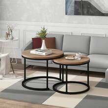 Coffee Tables - Oak + MDF - View 1