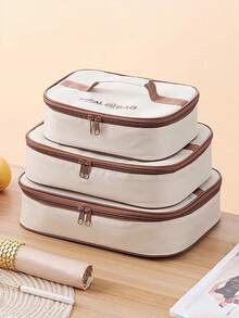 1pc Student Lunch Bag, Handheld Lunch Box For Students, Office Workers, Large Capacity Portable Insulated Lunch Bag