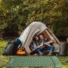 Built-In Pump Camping Air Mattress Thickened Pad Foldable Inflatable Sleeping Pad Portable Tear-Resistant - Green - View 11
