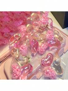 100颗/套 三合一樱花洗衣球 - 清洁、柔顺、强力去污洗衣珠，浓缩香氛洗衣液，衣物柔顺剂，防静电 - 彩色 - 查看 3