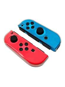 2pcs Switch JOY-CON Controller TPU Protective Case, Anti-Drop Anti-Slip Anti-Scratch Enhanced Grip, Compatible With Switch And Switch OLED Controller - Multicolor - View 2