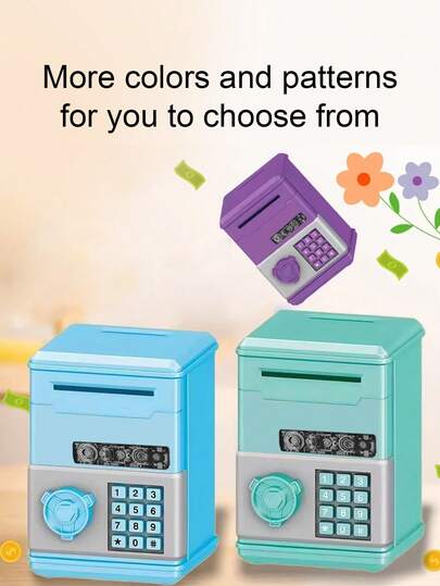 Mini Manual Mechanical Coin Bank Toy, Children's Simulation Box Gift