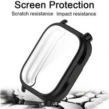 Correa de silicona + Funda de TPU compatible con el reloj inteligente Redmi Watch 5 Active Lite, banda de muñeca y funda para Redmi Watch 5 Active Lite