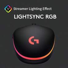 Logitech G102 有线游戏鼠标 | 79 克超轻 | 零延迟追踪 | 6 个可编程按钮 | 适合中/小手的人体工程学设计 | 可定制 RGB 照明 | 静音微动开关，适合办公室使用，黑色 - 黑色 - 查看 6