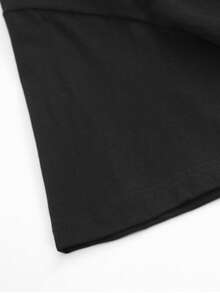Maglietta in cotone Gildan 190g-YTC001 - nero - Visualizzare 3
