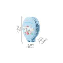 Miniso Sanrio Cinnamoroll - Lược gấp gọn tiện dụng bằng nhựa ABS, tích hợp gương và lược, lý tưởng cho việc trang điểm và làm tóc nhanh chóng của học sinh trong giờ giải lao (1 chiếc) - Màu xanh lam - Xem 7
