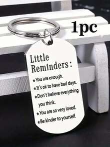 1个/2个/10个装励志钥匙扣，心理健康礼物，送给女儿、妈妈的礼物，送给朋友的提醒礼物，拥抱礼品袋挂件，汽车配件，送给老师、姐妹的礼物创意