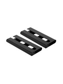 1 pieza/2 piezas Estante colgante para copas de vino, sin necesidad de perforar, bordes redondeados que no dañan los vasos, material ABS grueso, estilo minimalista ahorrador de espacio para el hogar y bar, se adapta a diámetros de cristalería de 3-8.5cm/1.18-3.35in