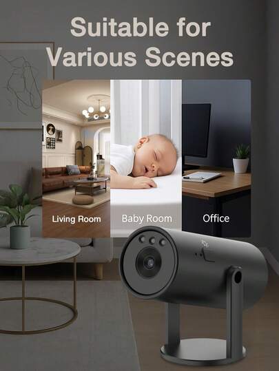 1/2/ Home Security Camera WiFi Nanny Cam Night Vision, Motion Detection, Indoor Outdoor Pet Monitoring Compact Discreet (Support 2.4GWIFl Only) view 6