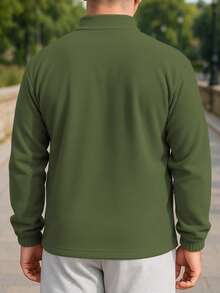 Men's Fleece Zip-Up Stand Collar Jacket - Versatile Outerwear For Skiing, Hiking, Camping, And Daily Cold Weather Commutes,Winter,Skiing